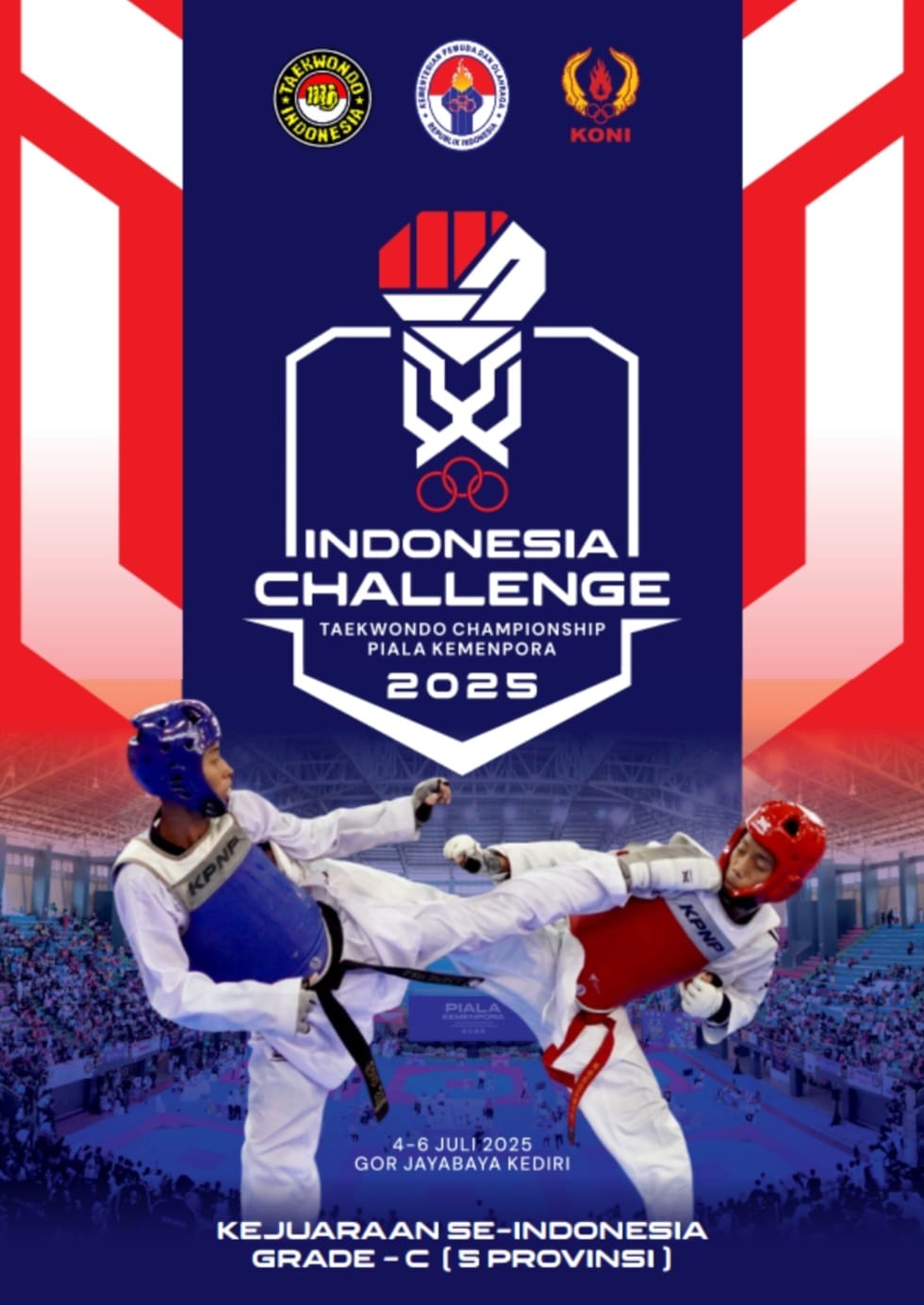 Ajang Pertarungan Prestasi Taekwondo di Tanah Air Taekwondo Indonesia Dojang JTA
